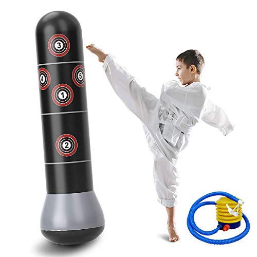 Algopix Similar Product 4 - 60inch Boxing Punch Bag Inflatable
