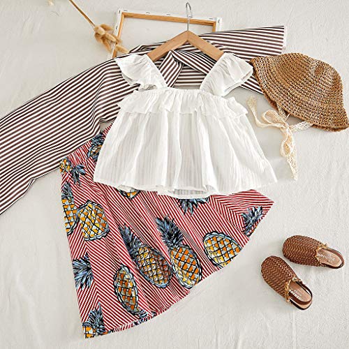 Algopix Similar Product 8 - SIN vimklo Kids Skirt Set Girls Wooden