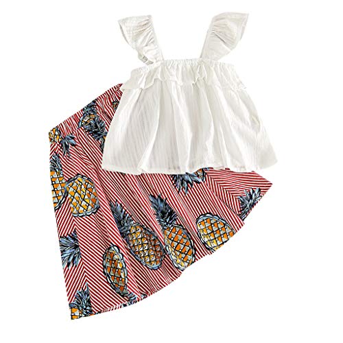 Algopix Similar Product 3 - SIN vimklo Kids Skirt Set Girls Wooden