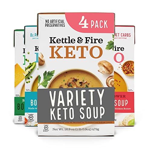 Algopix Similar Product 11 - Kettle and Fire Keto Soup Variety Pack