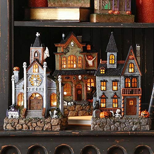 Algopix Similar Product 6 - Raz 3701615 135 BO Lighted Haunted
