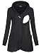 Algopix Similar Product 7 - Quinee Women Long Sleeve V Neck Hooded