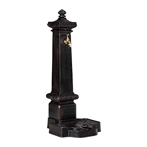 Algopix Similar Product 14 - Relaxdays XXL Fountain with Water Tap