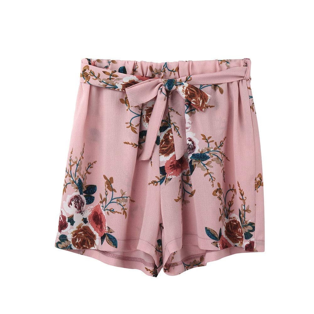 Algopix Similar Product 17 - Handyulong Womens Casual Floral Shorts