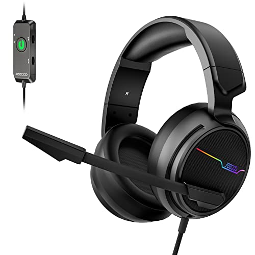 Algopix Similar Product 17 - Jeecoo V20U USB Pro Gaming Headset for