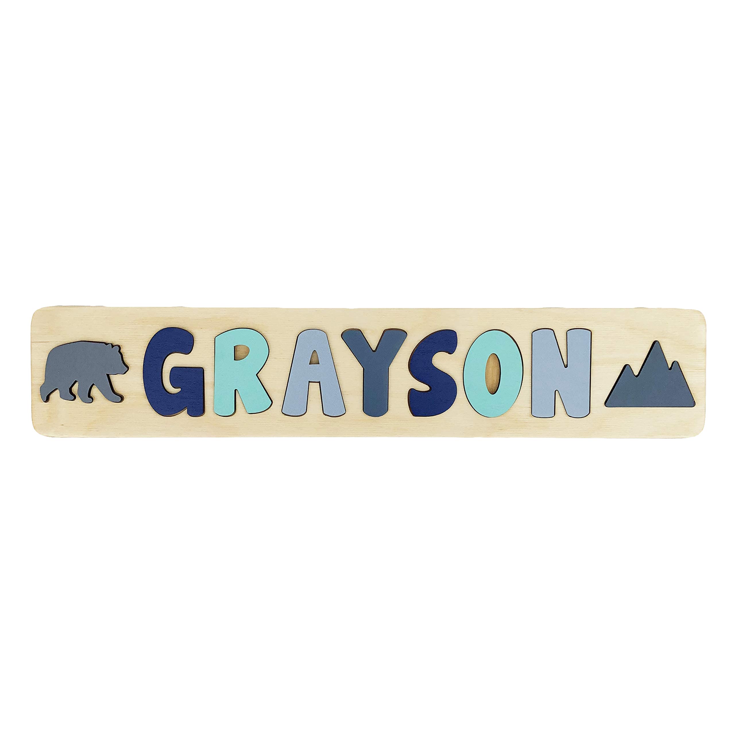 Algopix Similar Product 17 - Personalized Wooden Name Puzzle With