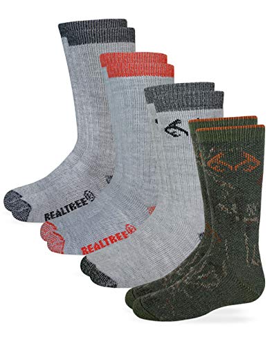 Algopix Similar Product 6 - Realtree Boys Boot Sock 4 Pack