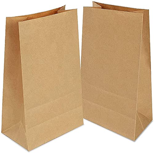 Algopix Similar Product 17 - Kraft Bag 100 Pieces 12 x 7 x 215 cm