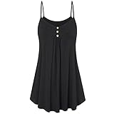 Algopix Similar Product 3 - Womens Sleeveless Cami Tops Button Up