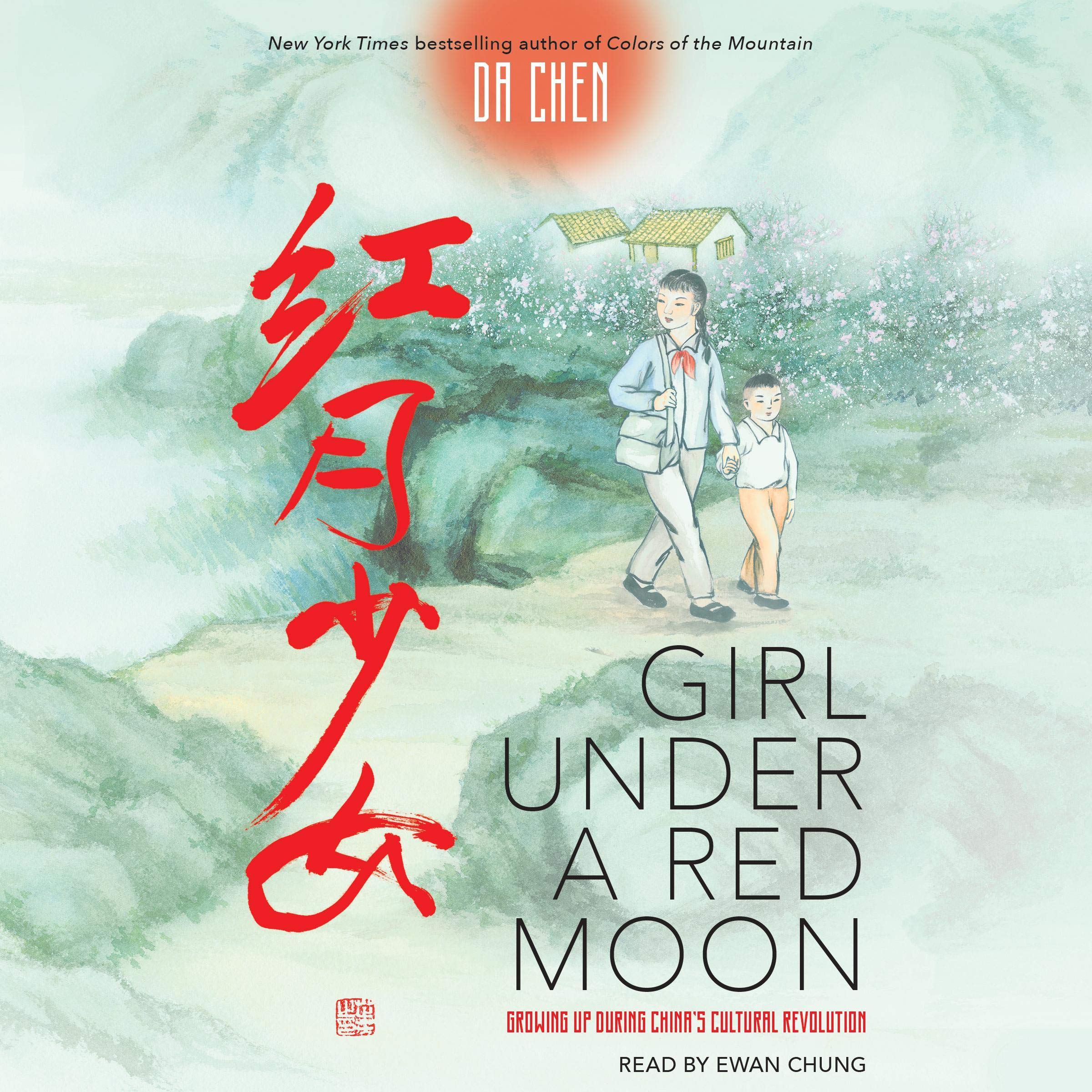 Algopix Similar Product 1 - Girl Under a Red Moon