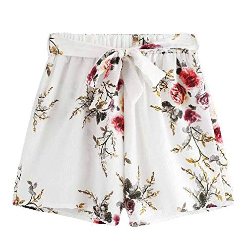 Algopix Similar Product 1 - Handyulong Womens Casual Floral Shorts