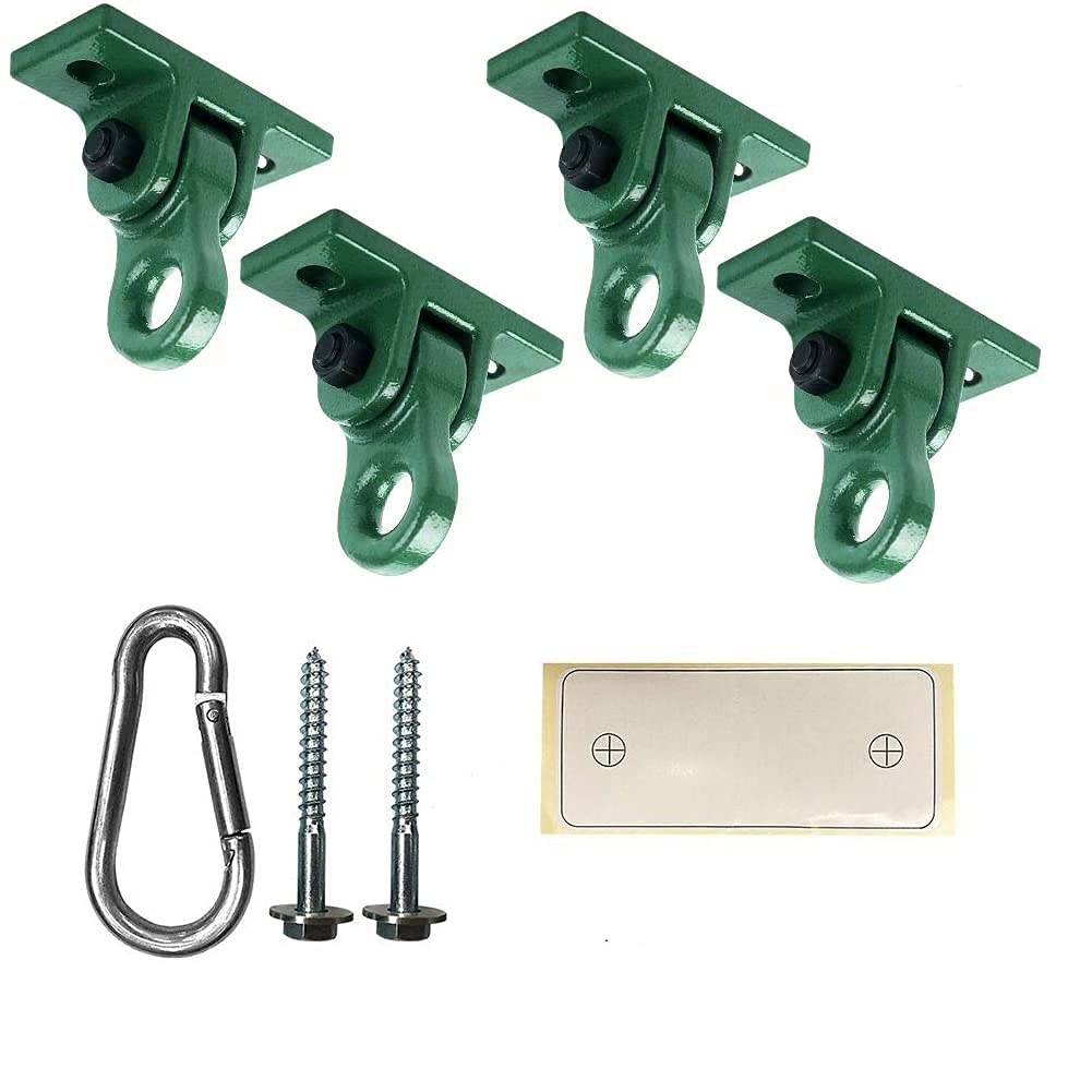 Algopix Similar Product 4 - ABUSA Heavy Duty Green Swing Hangers