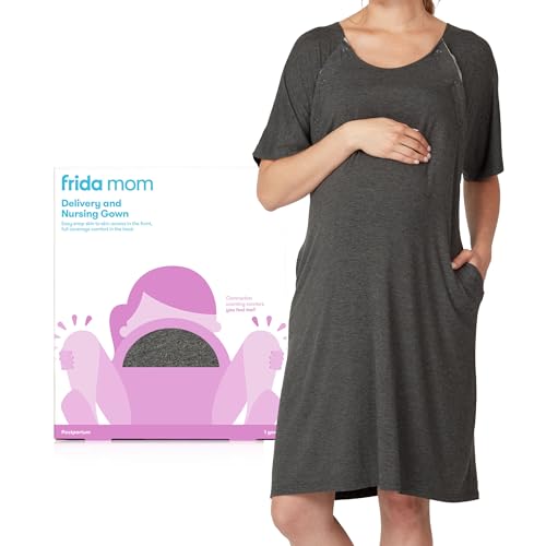 Algopix Similar Product 4 - Frida Mom Labor and Delivery Gown for