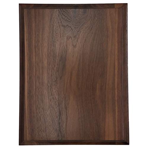 Algopix Similar Product 12 - Solid Walnut Cove Edge Plaque 105 x