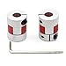 Algopix Similar Product 5 - Befenybay 2PCS 8mm to 8mm Aluminium