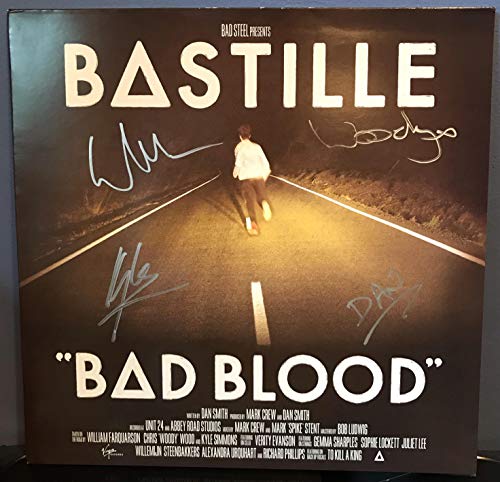 Algopix Similar Product 14 - Bastille signed Bad Blood 12" album lp