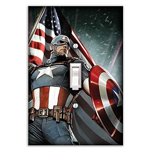 Algopix Similar Product 12 - Captain America Decorative Single
