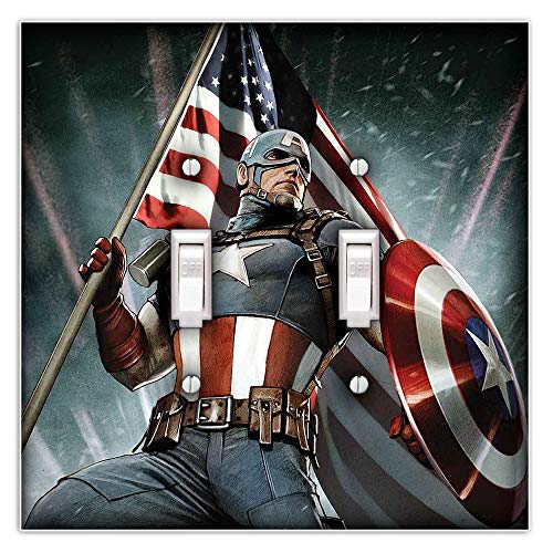 Algopix Similar Product 17 - Captain America Decorative Double