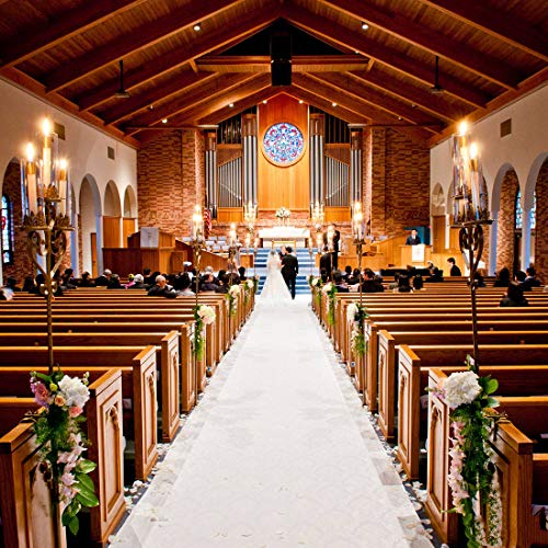 Algopix Similar Product 17 - HAISEN Wedding Runner 100ftSolid