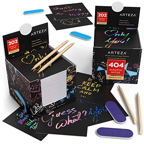 Algopix Similar Product 9 - Arteza Scratch Paper Set 404