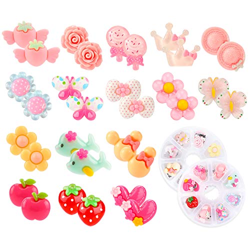 Algopix Similar Product 20 - Hifot 16 Pairs Clip on Earrings Girls