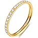 Algopix Similar Product 19 - TIGRADE 2mm Women Titanium Eternity