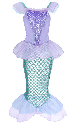 Algopix Similar Product 12 - AmzBarley Princess Mermaid Costume