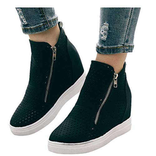 Algopix Similar Product 1 - Cenglings Women Round Toe Hollow Out