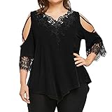 Algopix Similar Product 17 - Women Plus Size Lace Embellished Off