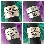 Algopix Similar Product 12 - Stethoscope ID tag  nurse gift 