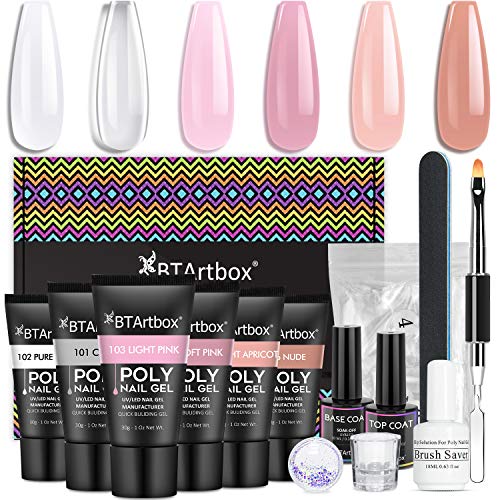 Algopix Similar Product 1 - Poly Nail Gel Kit Nail Extension Gel