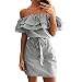 Algopix Similar Product 16 - Womens Off Shoulder Floral Mini Dress
