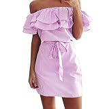 Algopix Similar Product 7 - Womens Off Shoulder Floral Mini Dress