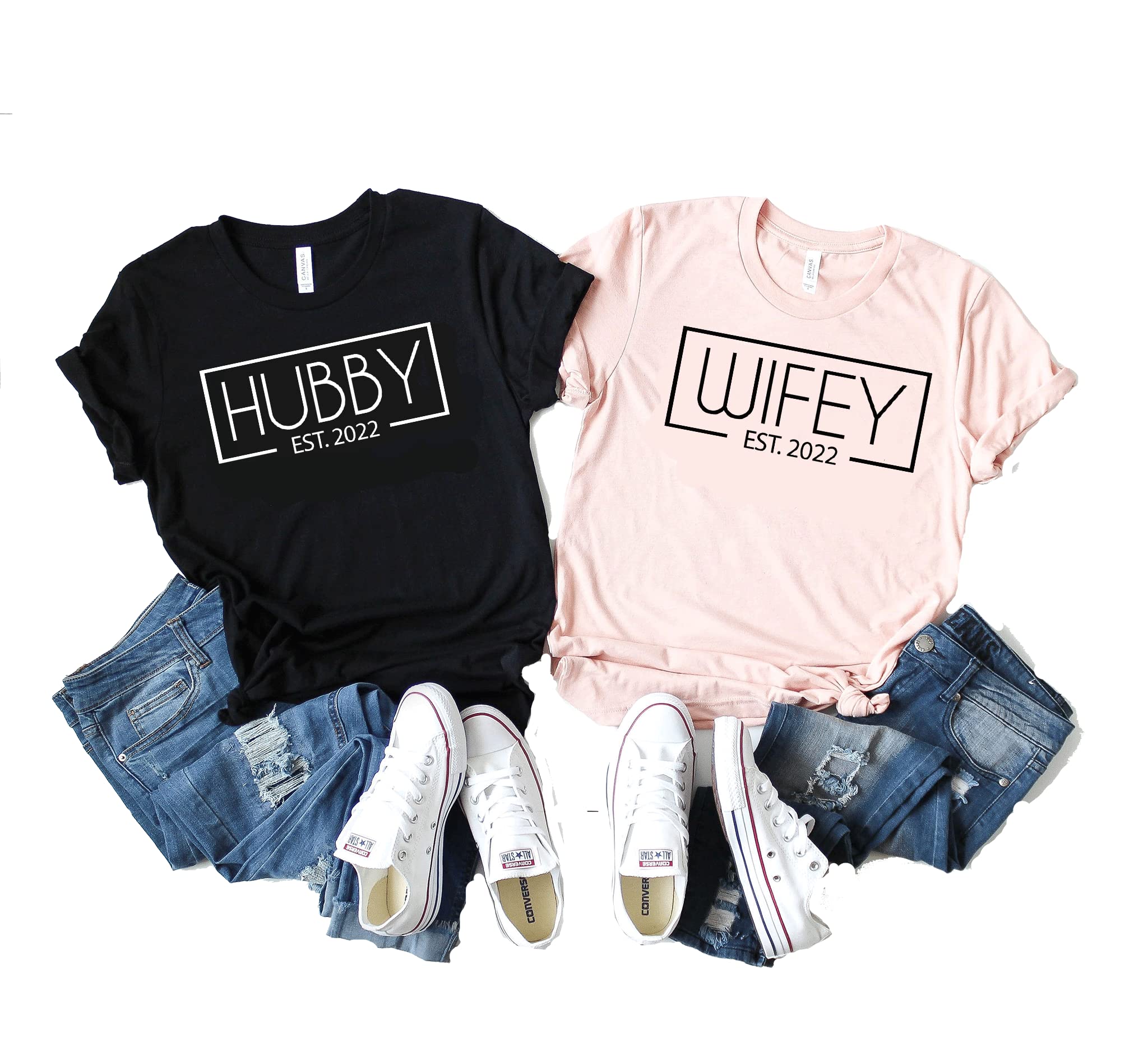 Algopix Similar Product 3 - Mr and Mrs Shirts Couples Shirts Mr