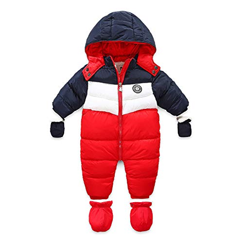 Algopix Similar Product 9 - RUIMING Newborn Baby Snowsuit Infant