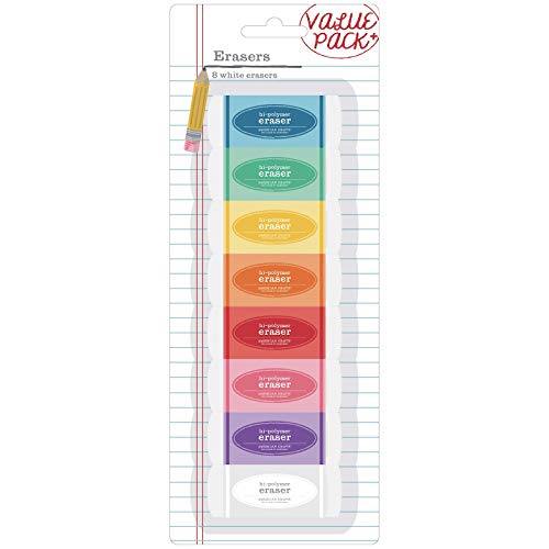 Algopix Similar Product 11 - American Crafts White Erasers, Multi