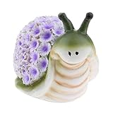 Algopix Similar Product 5 - LOVIVER Resin Hand Crafted Solar Snail