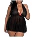 Algopix Similar Product 2 - Malbaba Mujeres Babydoll Lencera Talla