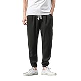 Algopix Similar Product 12 - iYYVV Mens Cotton Linen Casual Slim