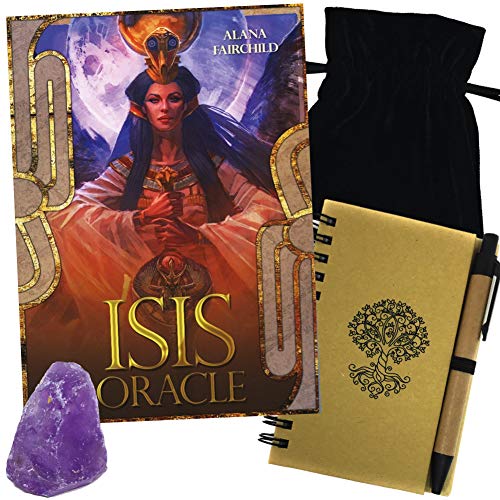 Algopix Similar Product 16 - Isis Oracle Deck Set with Tarot Bag