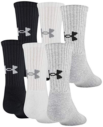Algopix Similar Product 5 - Under Armour Youth Cotton Crew Socks