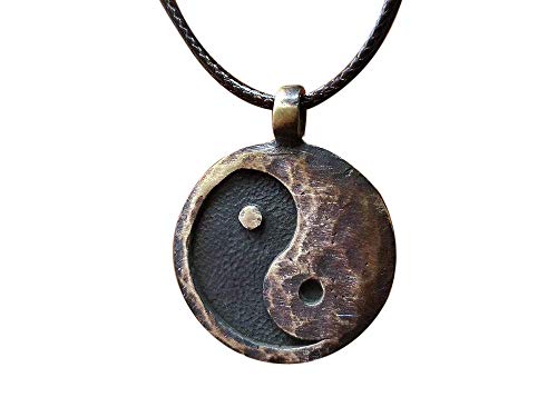 Algopix Similar Product 11 - Yin Yang Necklace For Men Ancient