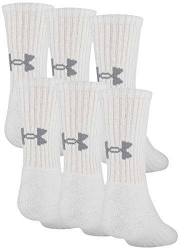 Algopix Similar Product 13 - Under Armour Youth Cotton Crew Socks