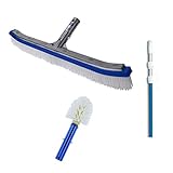 Algopix Similar Product 3 - Blue Devil 18 Inch Pool Brush  7 to 21