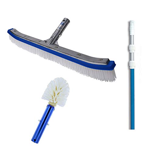Algopix Similar Product 13 - Blue Devil 18 Inch Pool Brush 5 to 15
