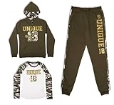 Algopix Similar Product 12 - Star Ride Girls 3Piece Hoodie Raglan