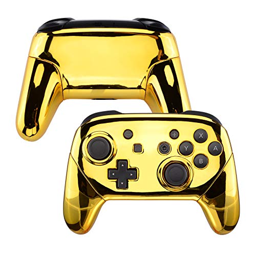 Algopix Similar Product 8 - eXtremeRate Chrome Gold Faceplate