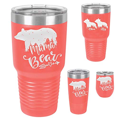 Algopix Similar Product 3 - Mama Bear Forest Tumbler 20oz or 30oz