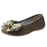 Algopix Similar Product 16 - QueenMMWomens Bow Knot Front Canvas