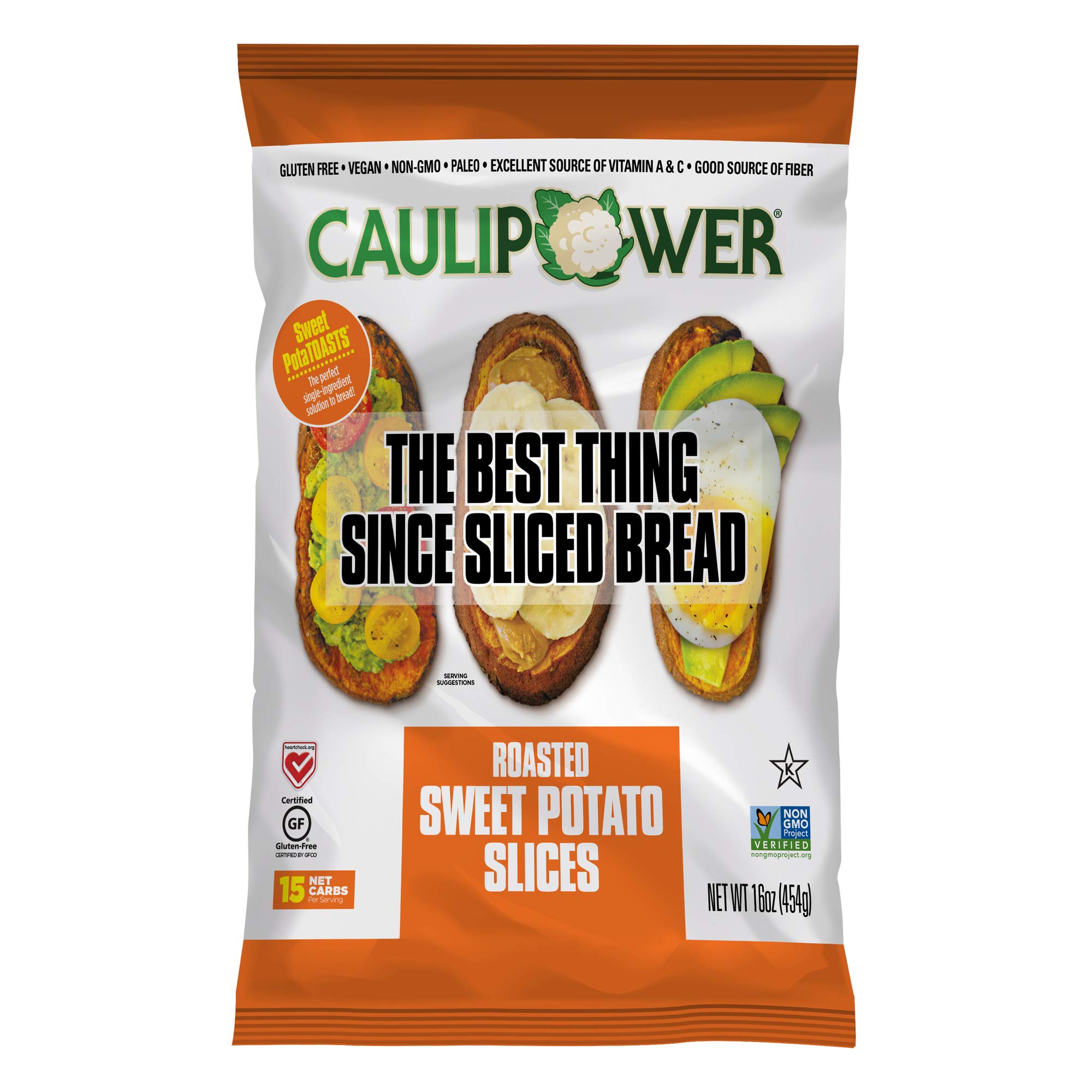 Algopix Similar Product 20 - CAULIPOWER Roasted Sweet Potato Slices